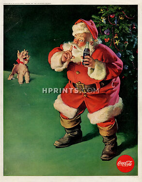 Coca-Cola 1961 Santa Christmas