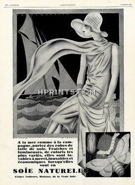 Soie Naturelle 1928 Henri Mercier