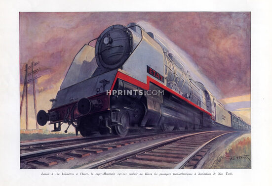 Geo Ham 1934 Train Super-Moutain Le Havre
