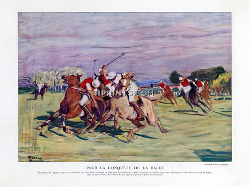 Lucien Simon 1934 Polo Horse