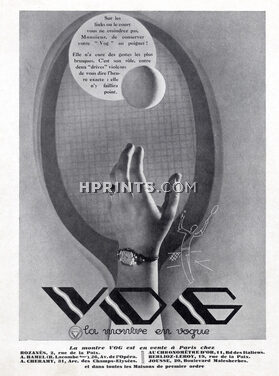 VOG (Watches) 1929 Tennis