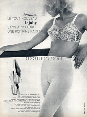 Lejaby (Lingerie) 1963 Model Fanion, Bra