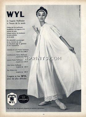 Wyl (Lingerie) 1960 Deshabillé, Photo Arsac