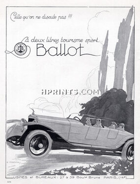 Ballot (Cars) 1924 E.Frock
