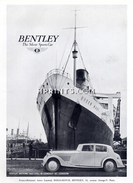 Bentley (Cars) 1938 Queen Mary, transatlantic liner