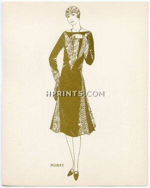 Montbrun 1924-25 Paul Poiret, Dress, Gazette du Bon Ton