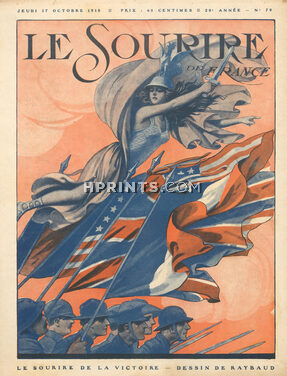 Raybaud 1918 The smile of the Victory, Soldier Military