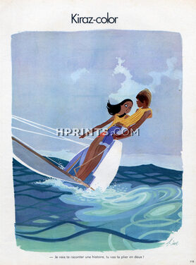 Edmond Kiraz 1974 Les Parisiennes, Windsurfing
