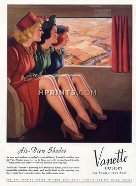 Vanette 1940 Stockings Hosiery