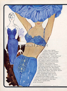 Vassarette (Lingerie) 1962 Pantie Girdle, Bra, 3 Pages, 3 pages