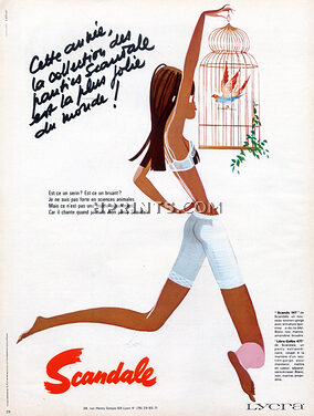 Scandale (Lingerie) 1969 Panty, Kiraz