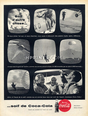 Coca-Cola (Drinks) 1959 Parachutists