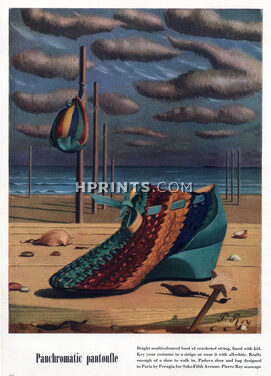 Perugia (Shoes) 1940 Padova Shoe and Bag, Pierre Roy