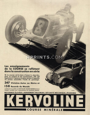 Kervoline (Motor Oil) 1934