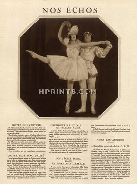 Elisabeth Nikolskaia & Remislawski 1924 Russian Ballet, Dancers, Faust