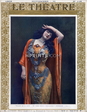 Emma Calvé 1903 Theatre Costume, Salomé, Herodiade