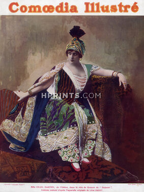 Gilda Darthy 1912 Léon Bakst, Théâtre Costume