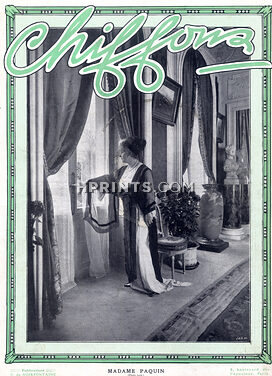 Madame Jeanne Paquin, 1913 - Cover Photo Agie, Artist's Career, Texte par Camille Duguet, 3 pages