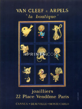 Van Cleef & Arpels 1967 Bestiaire, Animals Clips