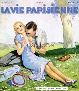 Georges Léonnec 1934 Lover, Kiss
