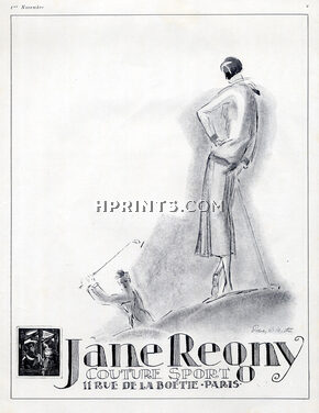 Jane Regny 1924 Sport Fashion Golf, Sidney Martin