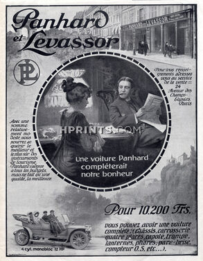 Panhard & Levassor (Cars) 1910 Ehrmann