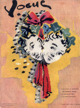 Christian Bérard 1939 Vogue Cover, Portrait