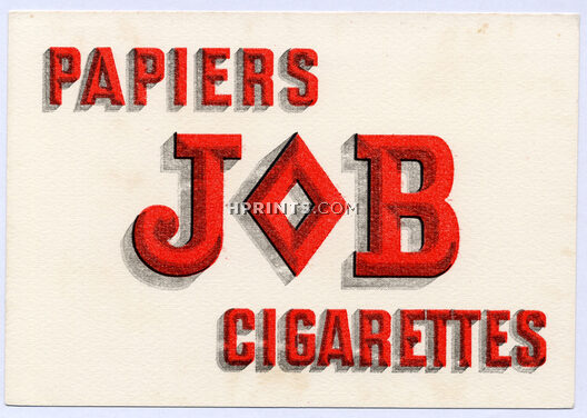 JOB Cigarettes Blotting Paper Buvard Publicitaire