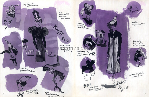 Maggy Rouff 1938 Robert Piguet, Suzy, Christian Bérard