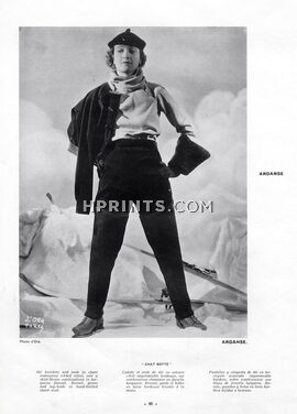Ardanse 1935 Ski Knickers, Photo Madame D'Ora (Philippine Dora Kallmus)