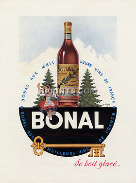 Bonal 1951 Lemmel "Se boit glacé"