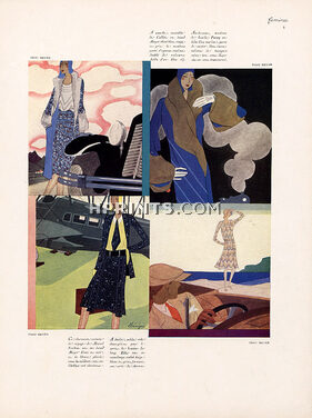 Leon Bénigni 1929 Callot, Lucile Paray, Rochas, Lelong, Fashion Sports, Skiing