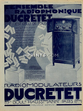 Ducretet 1928 Phonograph