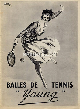 Young (Tennis Ball) 1931 Dorfi Tennis Players