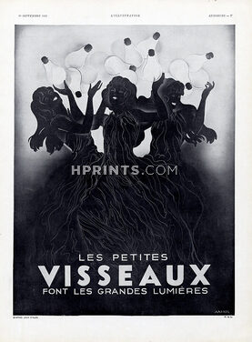 Visseaux (Light Bulb) 1933 Casimir Andrey d'après Jean d'Ylen