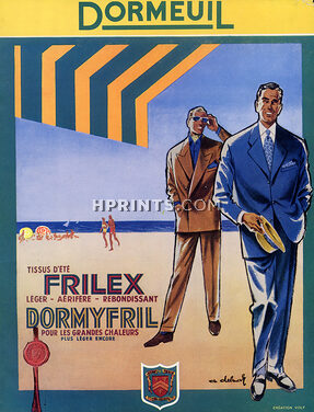 Dormeuil Frères 1956 Men's Fashion, A. Delmar