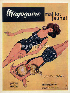 Mayogaine (Swimwear) 1961 Swimwear, Bathing Beauty