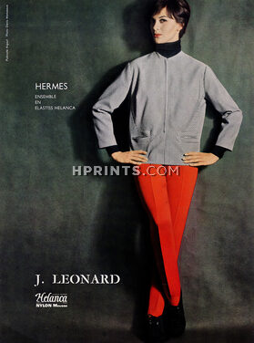 Hermès (Sportswear) 1960 Pants Elastiss Helanca, Photo Denis Manceaux, Ski Fashion
