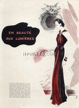 Jacques Demachy 1935 Nina Ricci, Piguet, Fourrures Max, Madeleine Lemoine, Opera Monte-Carlo, 4 pages