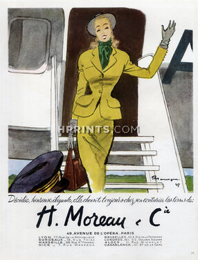 H. Moreau & Cie (Textile) 1948 Pierre Mourgue