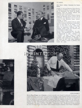 Colcombet & Staron 1950 Alexandre Colcombet Place Vendôme... Article