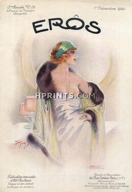 Suzanne Meunier 1924 Elegant Parisienne, Eros Cover