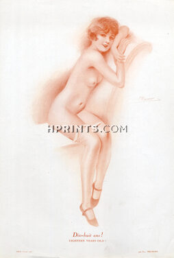 Suzanne Meunier 1927 Dix-huit ans ! Eighteen Years Old, Nude