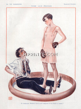 Georges Léonnec 1926 Boxing