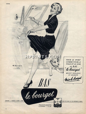 Le Bourget (Stockings Hosiery) 1953 Charles Lemmel