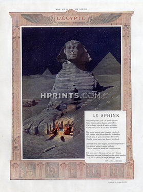 Georges Scott 1908 Sphinx, Egypt