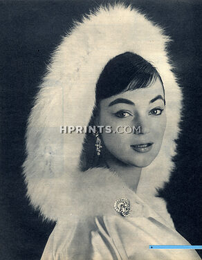 Jacques Heim 1955 Capuchon, Photo Chevalier, Clips Van Cleef & Arpels