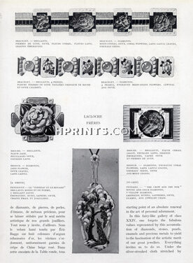 Lacloche Frères (High Jewelry) 1926 Bracelet, Pendant (Le corbeau et le renard), Brooch, Diadem Mauboussin