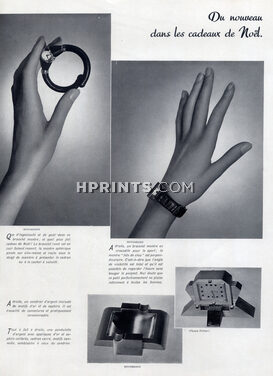 Boucheron (Watches) 1936 Ashtray, Small Clock