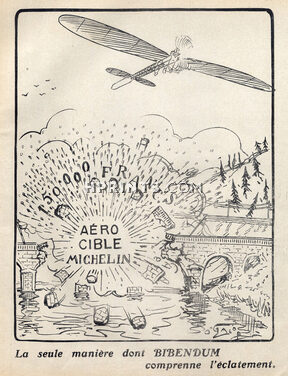 Michelin (Tyres) 1911 "Aéro cible" Bibendum, O'Galop
